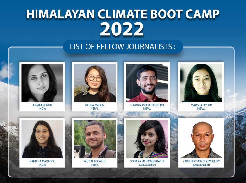 himalayan climate boot camp 2022