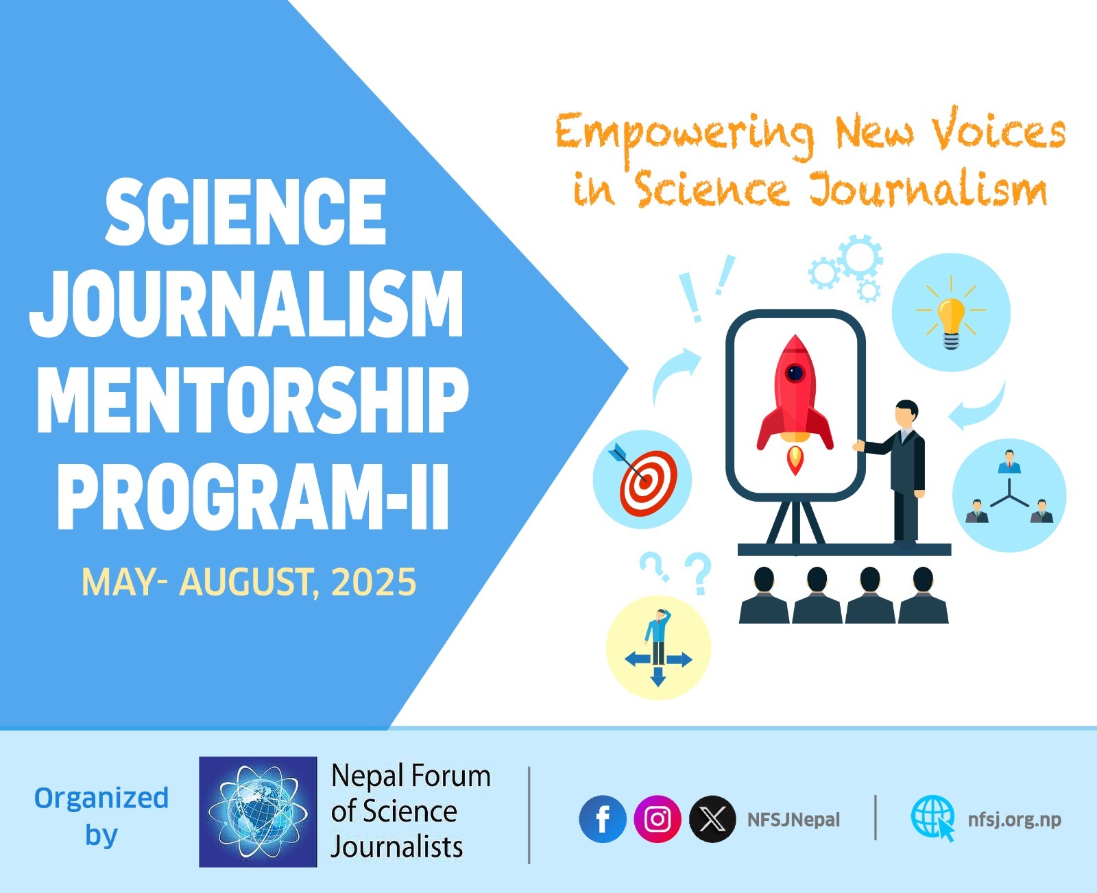 SCIENCE JOURNALISM MENTORSHIP PROGRAM FOR BEGINNERS-II , MAY-AUGUST, 202